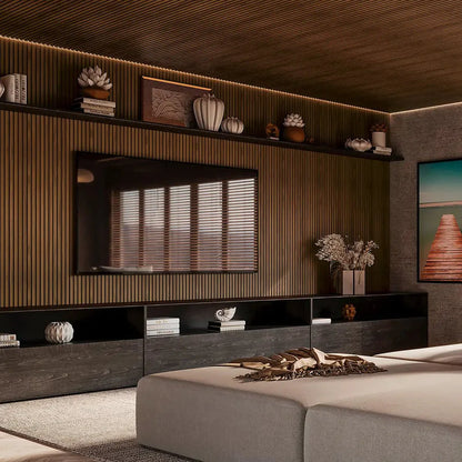 Selbstklebendes EVA-Laminat-Rillenpaneel | Linie Madeto | Mein Sockelleistenbereich