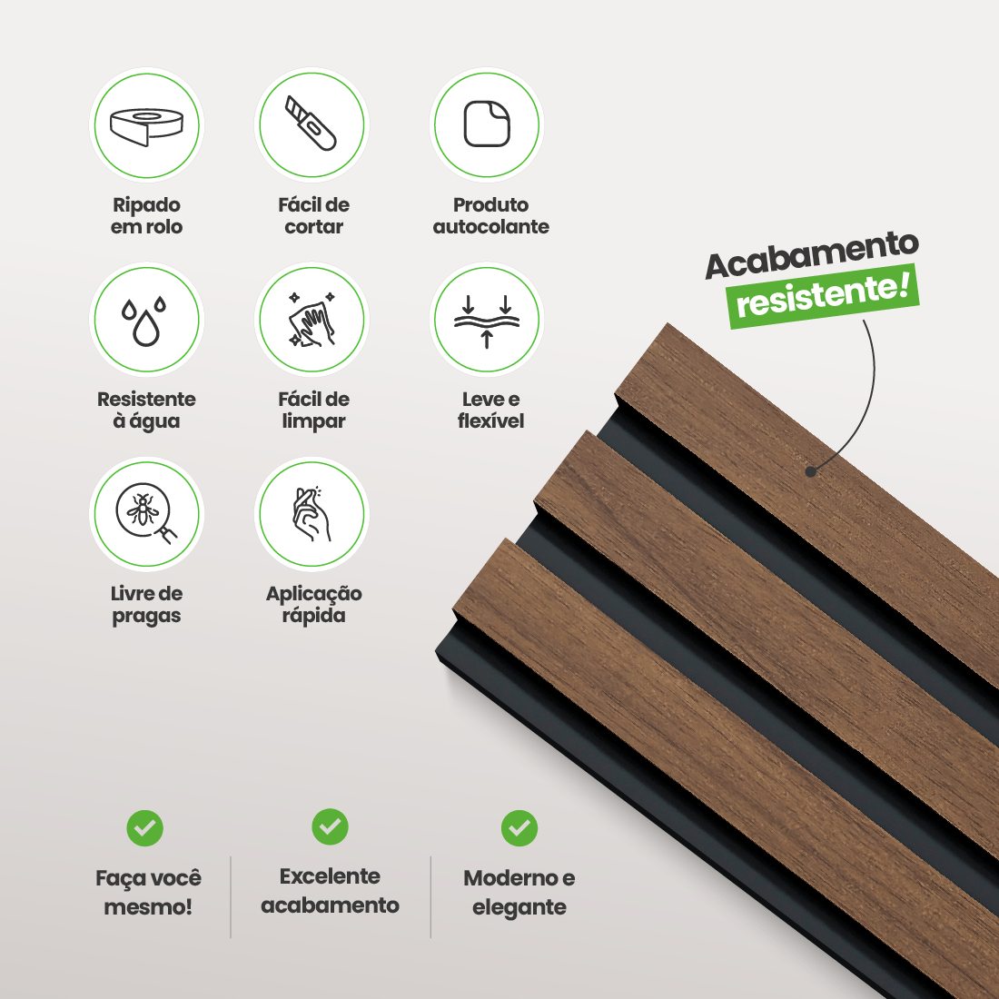 Selbstklebendes EVA-Laminat-Rillenpaneel | Linie Madeto | Mein Sockelleistenbereich (Cópia)