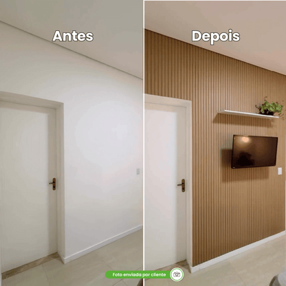 Selbstklebendes EVA-Laminat-Rillenpaneel | Linie Madeto | Mein Sockelleistenbereich