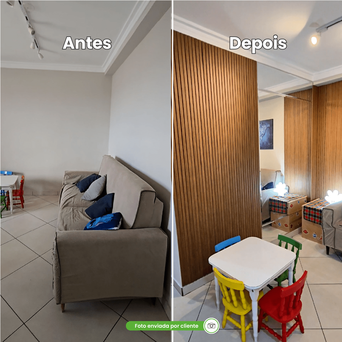 Selbstklebendes EVA-Laminat-Rillenpaneel | Linie Madeto | Mein Sockelleistenbereich