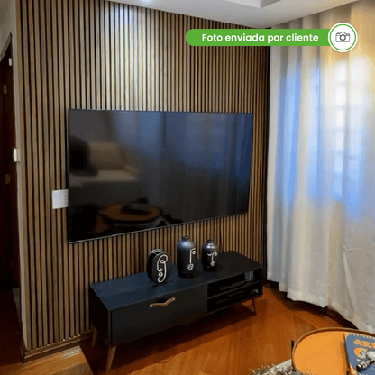 Selbstklebendes EVA-Laminat-Rillenpaneel | Linie Madeto | Mein Sockelleistenbereich