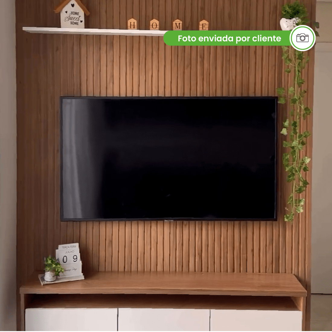 Selbstklebendes EVA-Laminat-Rillenpaneel | Linie Madeto | Mein Sockelleistenbereich