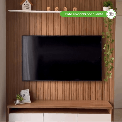 Selbstklebendes EVA-Laminat-Rillenpaneel | Linie Madeto | Mein Sockelleistenbereich