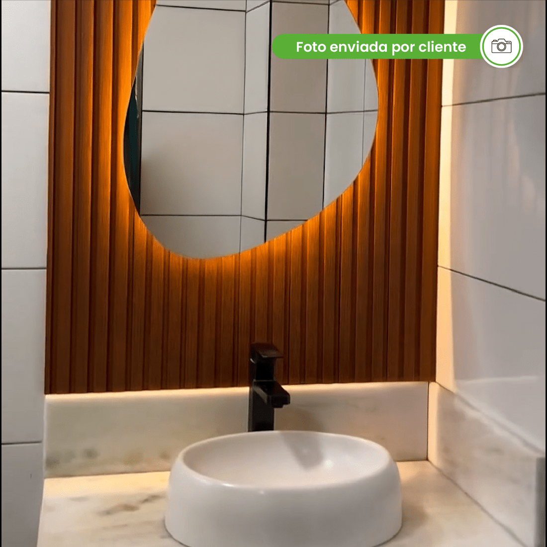 Selbstklebendes EVA-Laminat-Rillenpaneel | Linie Madeto | Mein Sockelleistenbereich